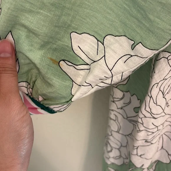 Entro Summer Dress Floral Prints Sz S Mint Green - Picture 9 of 11